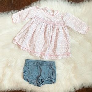 Magnolia Baby Dress & Old Navy Shorts